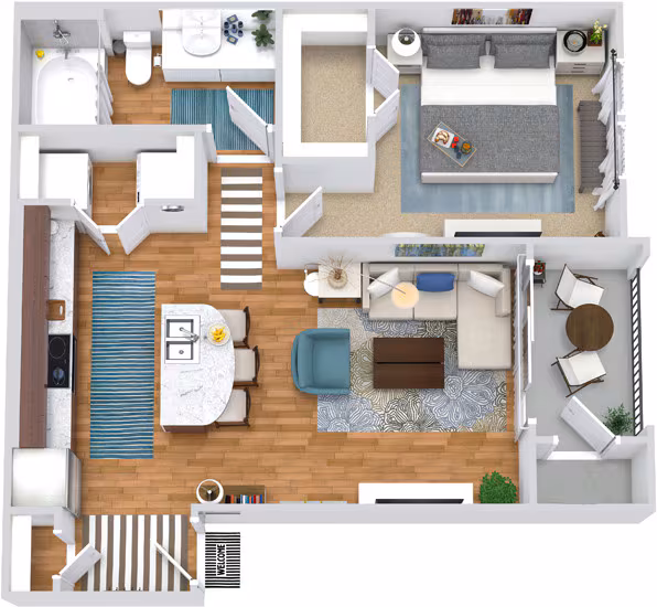 Unit 12207 3207 floor plan